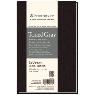 Deník Strathmore - Toned gray, 14 x 20 cm, měkká vazba