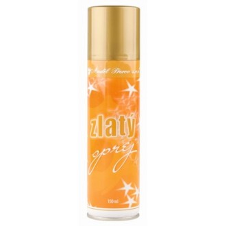 Zlaté třpytky ve spreji, 150 ml
