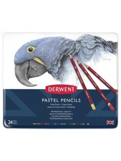 Derwent Pastel pencils - sada uměleckých pastelek, 24 kusů