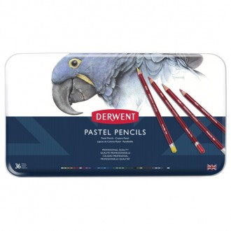 Derwent pastel pencils - sada pastelových tužek 36 ks