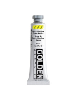 Akrylová barva Golden Heavy Body 59 ml, Benzimidazolone Yellow Medium (1008)