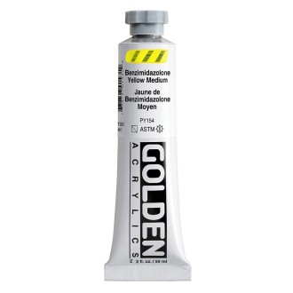 Akrylová barva Golden Heavy Body 59 ml, Benzimidazolone Yellow Medium (1008)