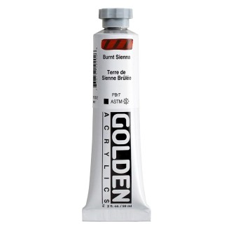 Akrylová barva Golden Heavy Body 59 ml, Burnt Sienna (1020)