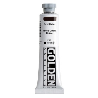 Akrylová barva Golden Heavy Body 59 ml, Burnt Umber (1030)