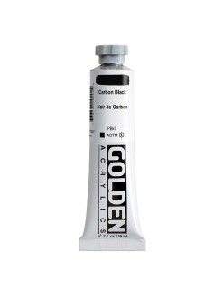 Akrylová barva Golden Heavy Body 59 ml, Carbon Black (1040)