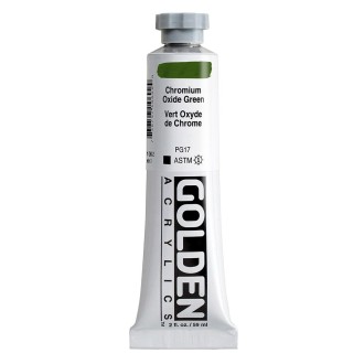 Akrylová barva Golden Heavy Body 59 ml, Chromium Oxide Green (1060)