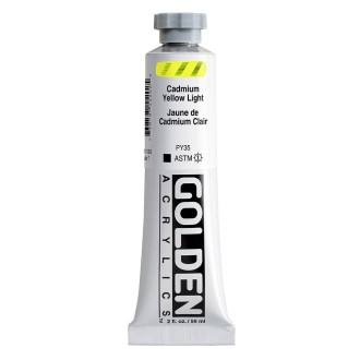 Akrylová barva Golden Heavy Body 59 ml, Cadmium Yellow Light (1120)
