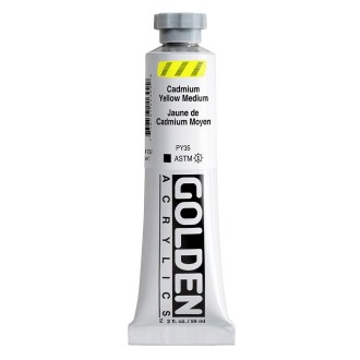Akrylová barva Golden Heavy Body 59 ml, Cadmium Yellow Medium (1130)