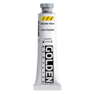 Akrylová barva Golden Heavy Body 59 ml, Diarylide Yellow (1147)