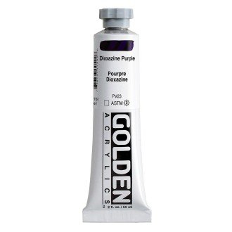 Akrylová barva Golden Heavy Body 59 ml, Dioxazine Purple (1150)