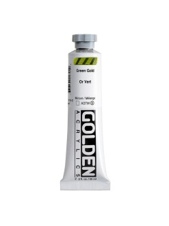 Akrylová barva Golden Heavy Body 59 ml, Green Gold (1170)
