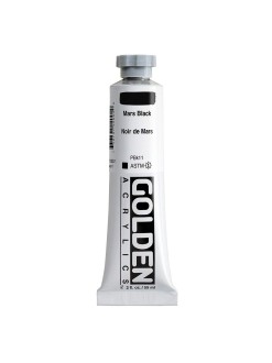 Akrylová barva Golden Heavy Body 59 ml, Mars Black (1200)