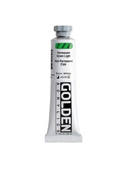 Akrylová barva Golden Heavy Body 59 ml, Permanent Green Light (1250)