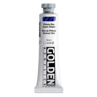 Akrylová barva Golden Heavy Body 59 ml, Phthalo Blue (Green Shade) (1255)