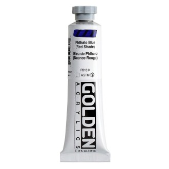 Akrylová barva Golden Heavy Body 59 ml, Phthalo Blue (Red Shade) (1260)