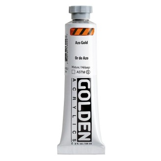 Akrylová barva Golden Heavy Body 59 ml, Azo Gold (1302)