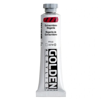 Akrylová barva Golden Heavy Body 59 ml, Quinacridone Magenta (1305)