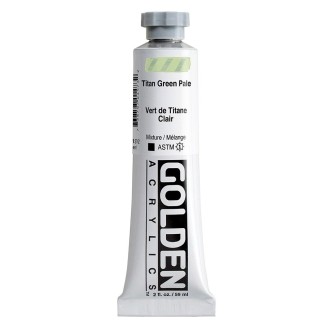 Akrylová barva Golden Heavy Body 59 ml, Titan Green Pale (1371)