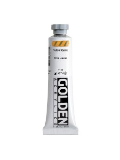 Akrylová barva Golden Heavy Body 59 ml, Yellow Ochre (1407)
