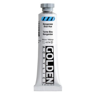 Akrylová barva Golden Heavy Body 59 ml, Manganese Blue Hue (1457)