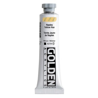 Akrylová barva Golden Heavy Body 59 ml, Naples Yellow Hue (1459)
