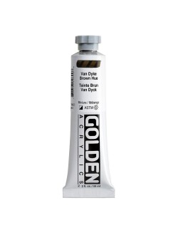 Akrylová barva Golden Heavy Body 59 ml, Van Dyke Brown Hue (1462)