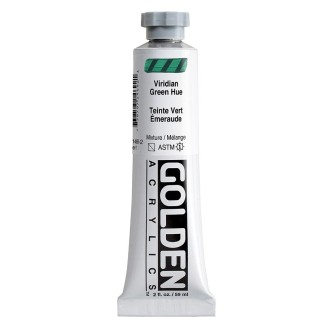 Akrylová barva Golden Heavy Body 59 ml, Viridian Green Hue (1469)