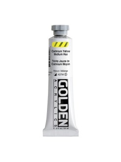 Akrylová barva Golden Heavy Body 59 ml, Cadmium Yellow Medium Hue (1554)