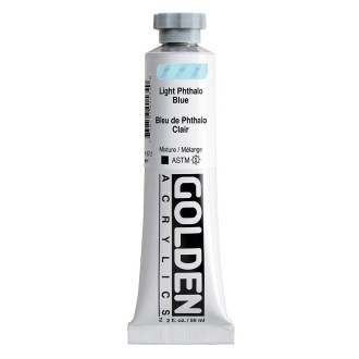 Akrylová barva Golden Heavy Body 59 ml, Light Phthalo Blue (1577)