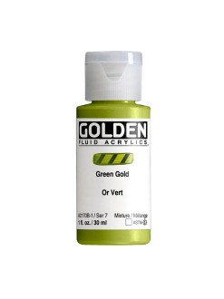 Akrylová barva Golden Fluid 30 ml, Green Gold (2170)