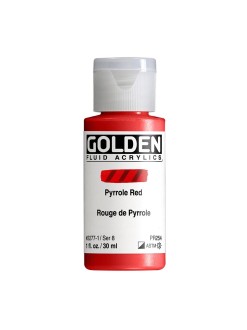 Akrylová barva Golden Fluid 30 ml, Pyrrole Red (2277)