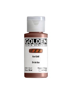 Akrylová barva Golden Fluid 30 ml, Azo Gold (2302)