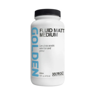 Golden Fluid Matte Medium - matné, 473 ml