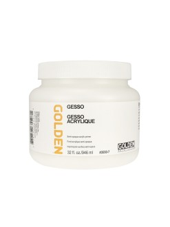 Golden Gesso, akrylový šeps - jasně bílý, 946 ml