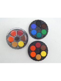 KOH-I-NOOR Barvy vodové kulaté – 12 odstínů, 22,5 mm