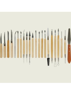 Sada nástrojů pro sochaře a modeláře Phoenix - 22 ks