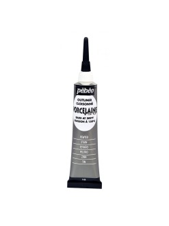 Kontura Pébéo Porcelaine 150 20 ml, 10 Pewter