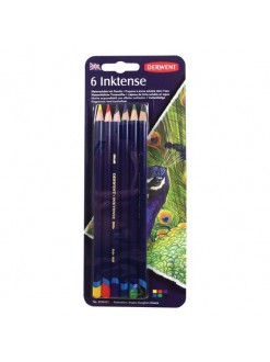 Derwent Inktense - sada pastelek, 6 ks v blisteru