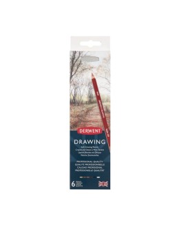 Derwent Drawing - sada uměleckých pastelek 6 ks