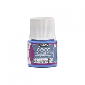 PÉBÉO DÉCO Akrylová barva 45 ml Lesk tekutá, 12 - modrá