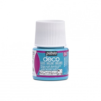 PÉBÉO DÉCO Akrylová barva 45 ml Lesk tekutá, 14 - tyrkysová