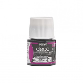 PÉBÉO DÉCO Akrylová barva 45 ml Lesk tekutá, 20 - black
