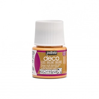 PÉBÉO DÉCO Akrylová barva 45 ml Lesk tekutá, 122 - orange