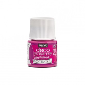 PÉBÉO DÉCO Akrylová barva 45 ml Lesk tekutá, 126 - Vivid pink