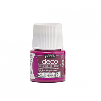PÉBÉO DÉCO Akrylová barva 45 ml Lesk tekutá, 127 - fuchsia