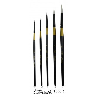 Štětec na akryl a olej - T_brush, syntetický, kulatý, 12