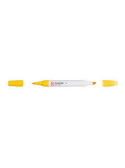 Fixa Royal Talens Pantone, 2 hroty, Pantone 114 (žlutá)