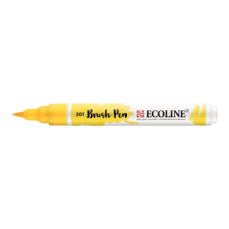 Fix akvarelový Ecoline štětečkový hrot, 201 Light Yellow