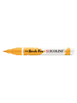 Fix akvarelový Ecoline štětečkový hrot, 202 Deep Yellow