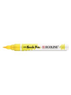 Fix akvarelový Ecoline štětečkový hrot, 205 Lemon Yellow